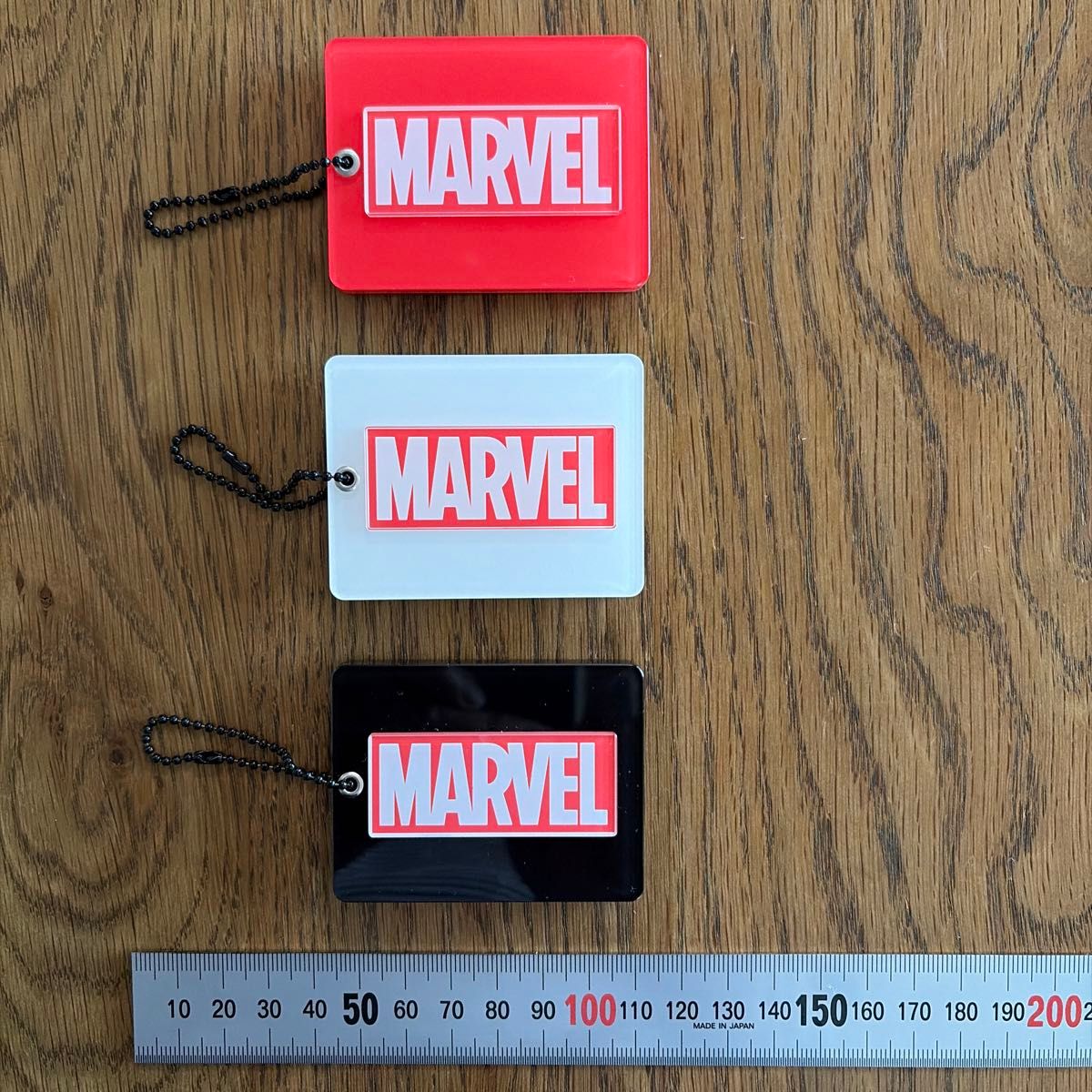 MARVEL 带镜亚克力钥匙扣 3个装