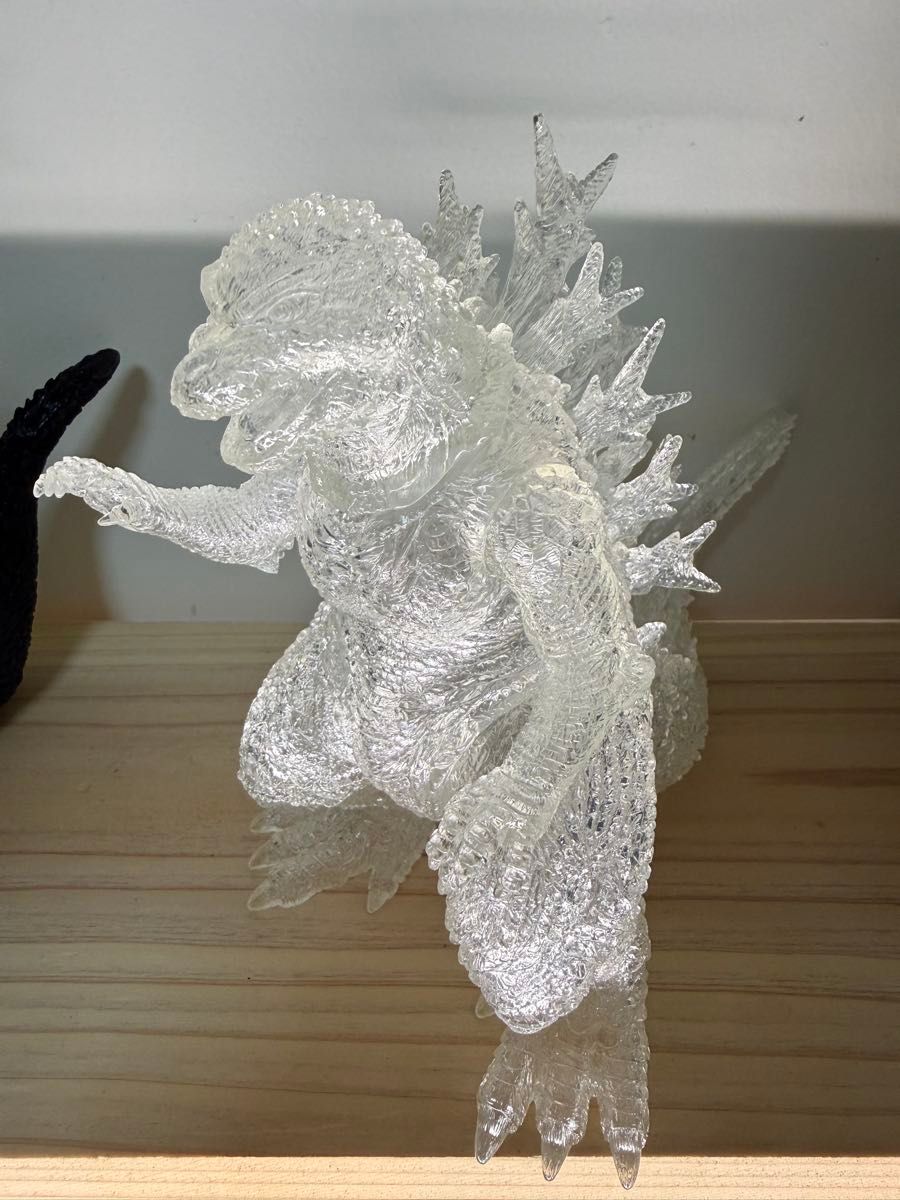 哥斯拉 软胶人偶 透明色 透明 怪兽 特摄