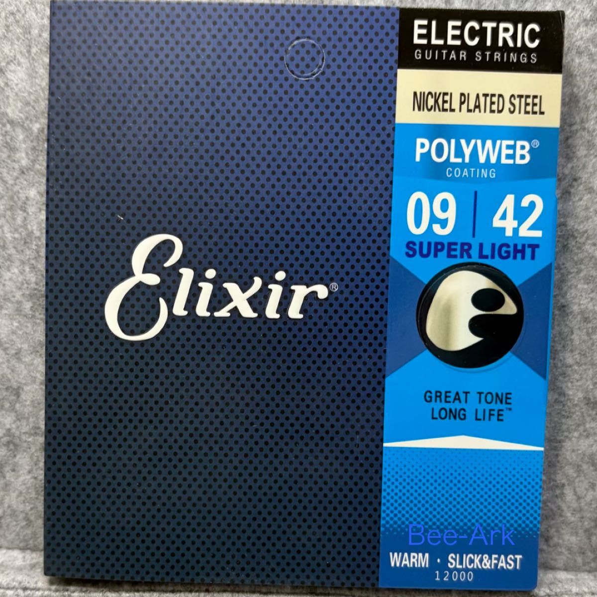 全新】Elixir 埃利克瑟 电吉他弦 09-42 POLYWEB涂层 超轻规格 #12000