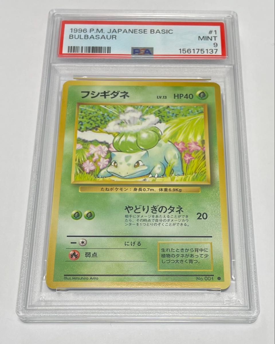 ☆宝可梦卡牌 当时物☆ PSA9 妙蛙种子 旧版背面 旧版背面 pokemom Nintendo