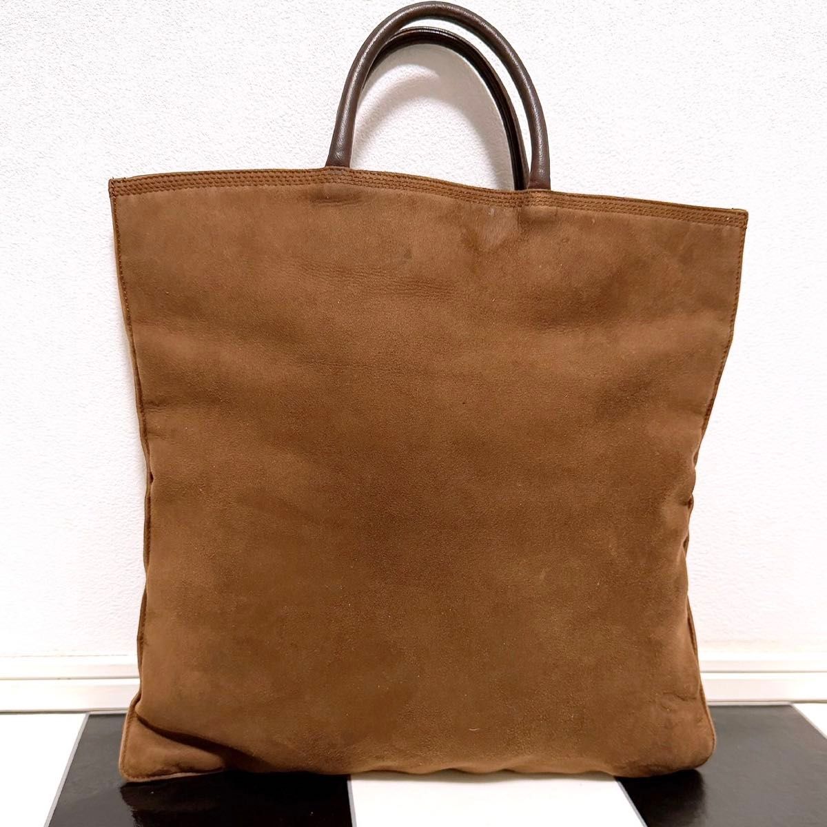 《品相完好》 LOEWE (罗意威)麂皮托特包 A4