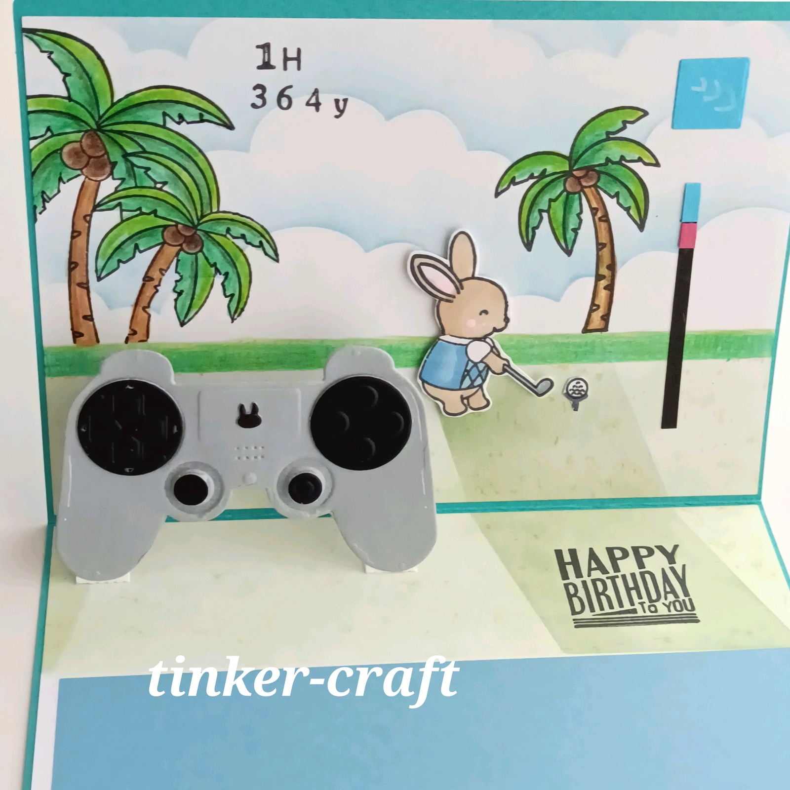 生日贺卡[1件]高尔夫游戏