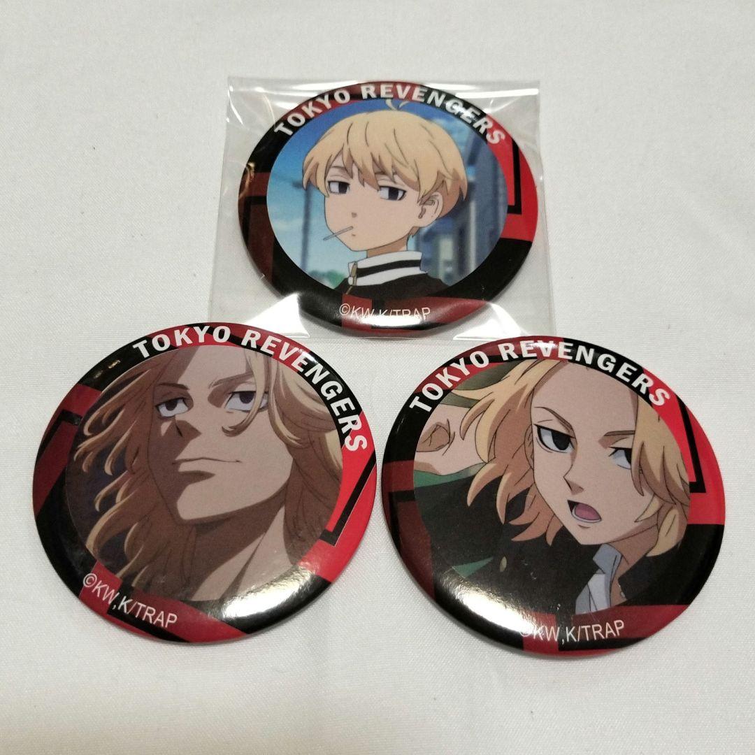 Tokyo Revengers Manjiro Sano Can Badge 3 Pieces