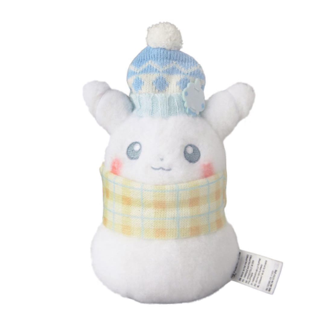 宝可梦 雪人 皮卡丘 毛绒玩具