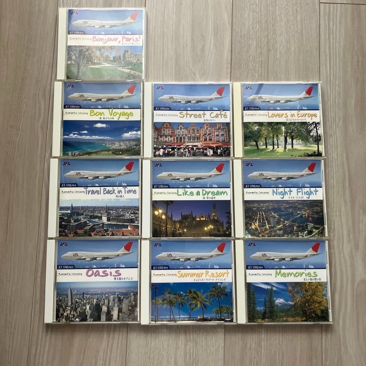 JAL JET STREAM 浪漫巡航 CD 10枚套装 城达也