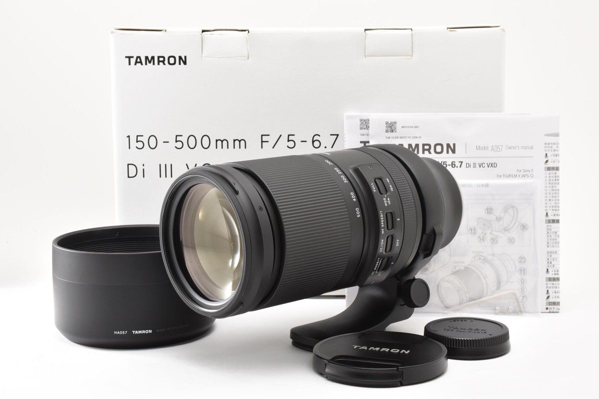 ★極上美品★TAMRON 150-500mm F5-6.7 Di III VC VXD フジフイルムX用★A320K #102