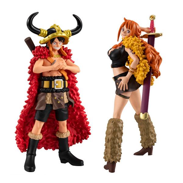 WALLSTAR ONE PIECE 2种套装 (蒙奇 · D · 鲁夫/娜美) (埃尔巴夫篇) mega house figure【5月预约】