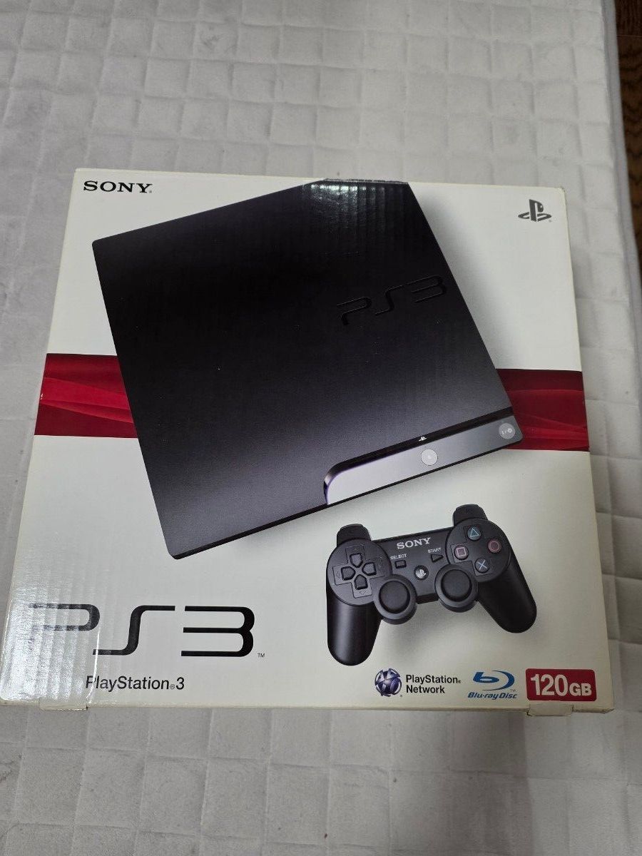 索尼 PlayStation 3 PS3 主机 120GB 炭黑色
