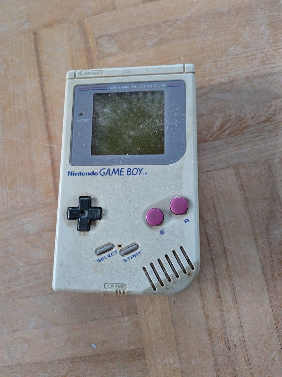 任天堂 初代游戏男孩 主机 DMG-01 复古游戏 废品