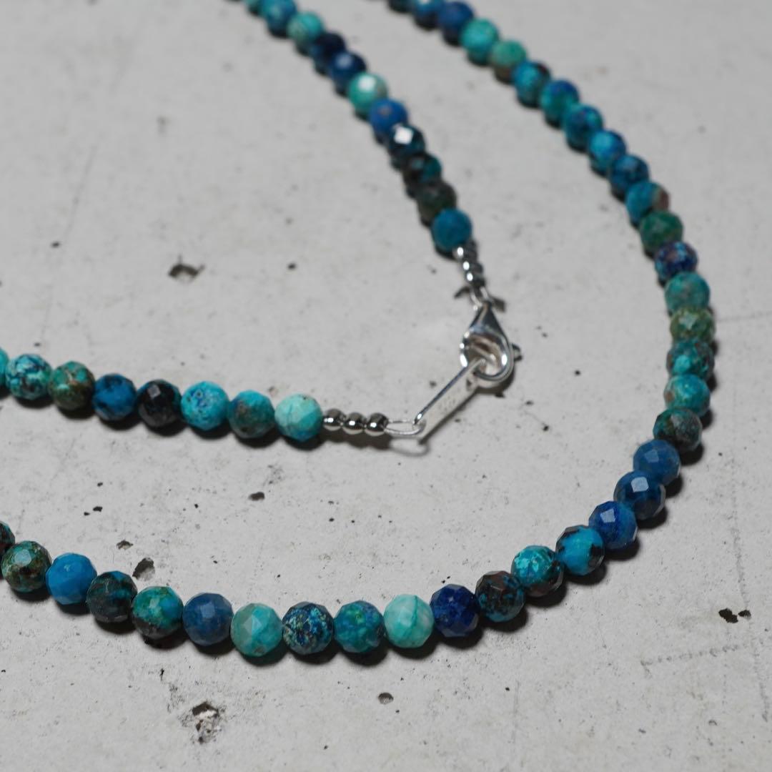 Anom.| Chrysocolla Round Necklace 50cm