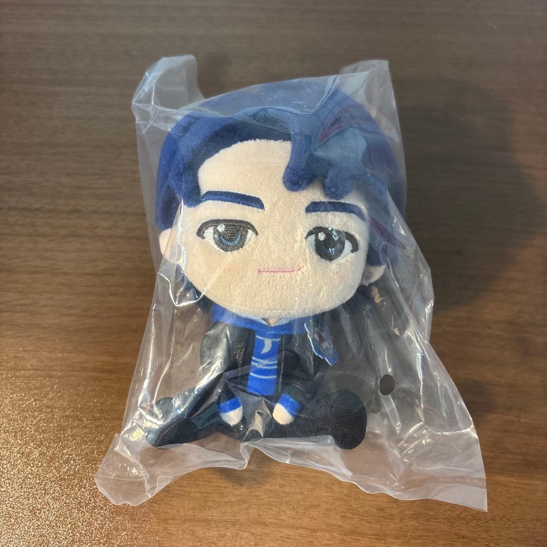 角色吉祥物毛绒玩具 蓝发