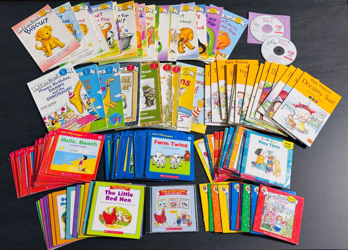 英语绘本 原版书 145册 大量套装 Scholastic Biscuit I Can Read! 附带CD