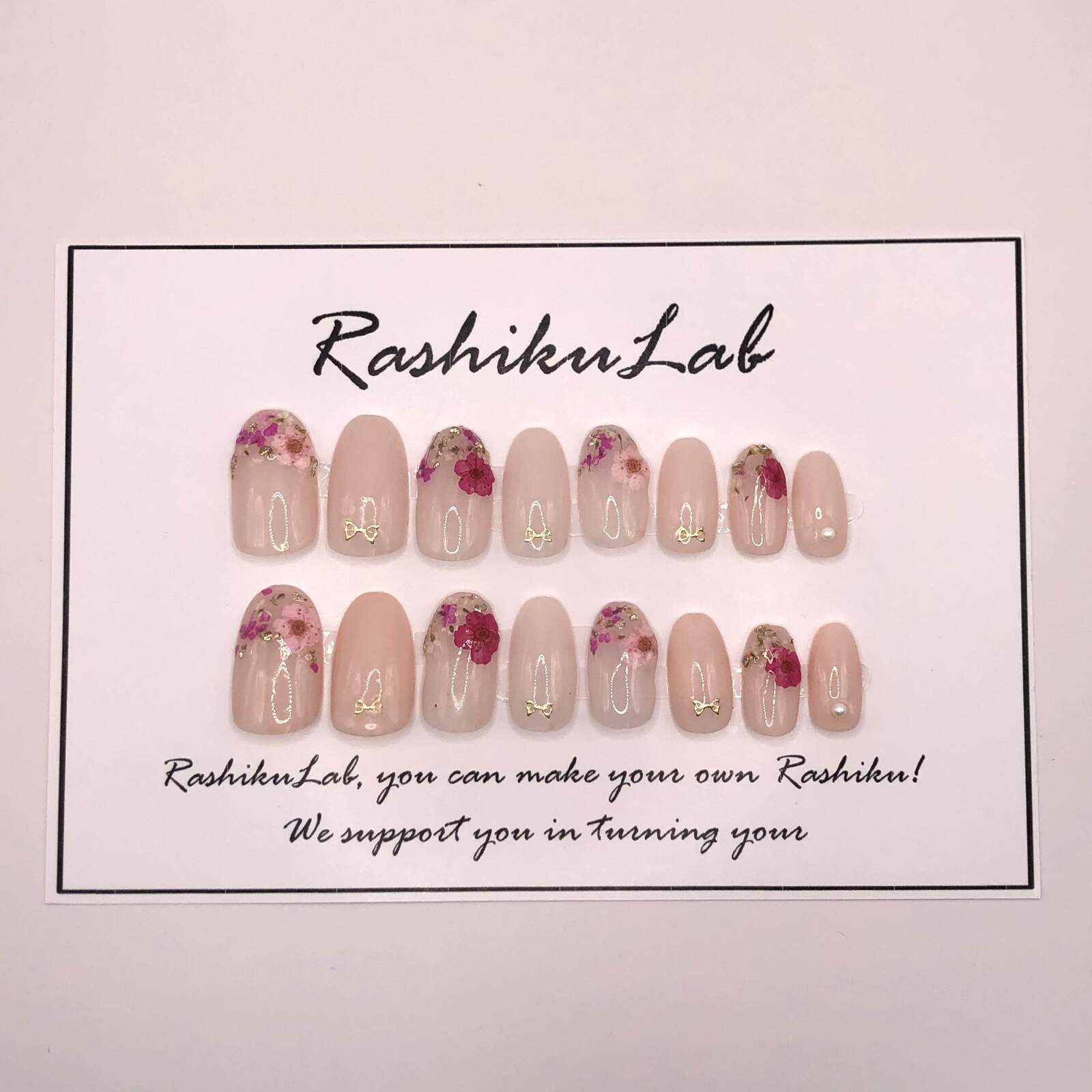 Pearl Pink Nail Tips That Bloom Like Flowers on Your Fingertips
