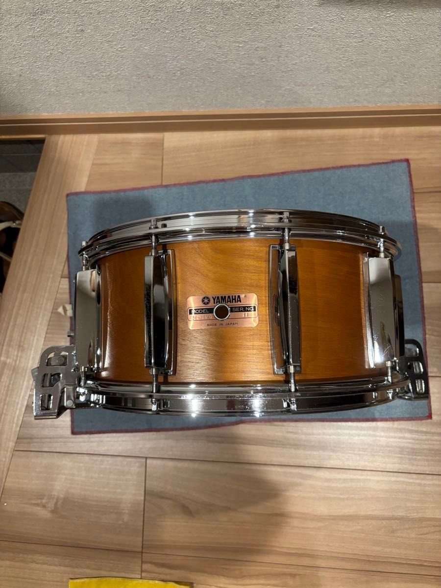 【稀有品相】YAMAHA 1980年款旗舰型号065G实木军鼓（真实木）