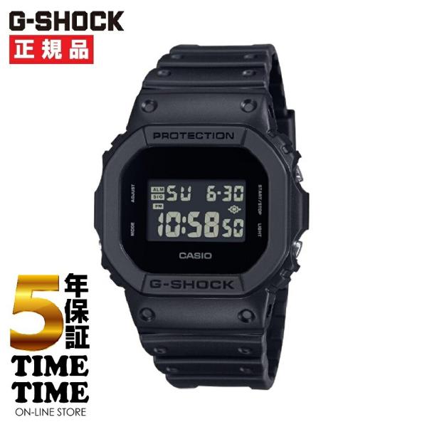 CASIO カシオ G-SHOCK Gショック メンズ デジタル オールブラック DW-5600UBB-1JF 【安心の5年保証】