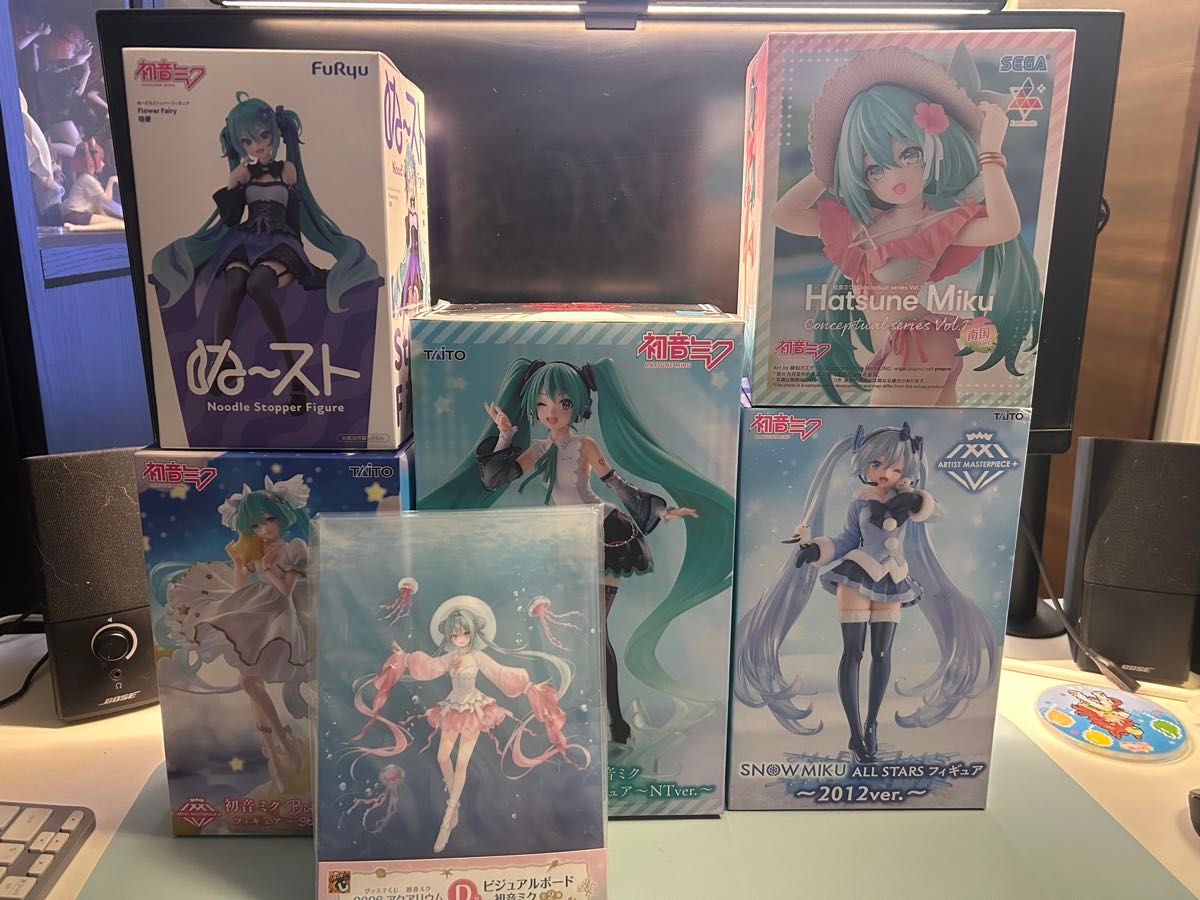 初音未来 手办 6件套 整体出售 包括“ぬーどる”止动器等
