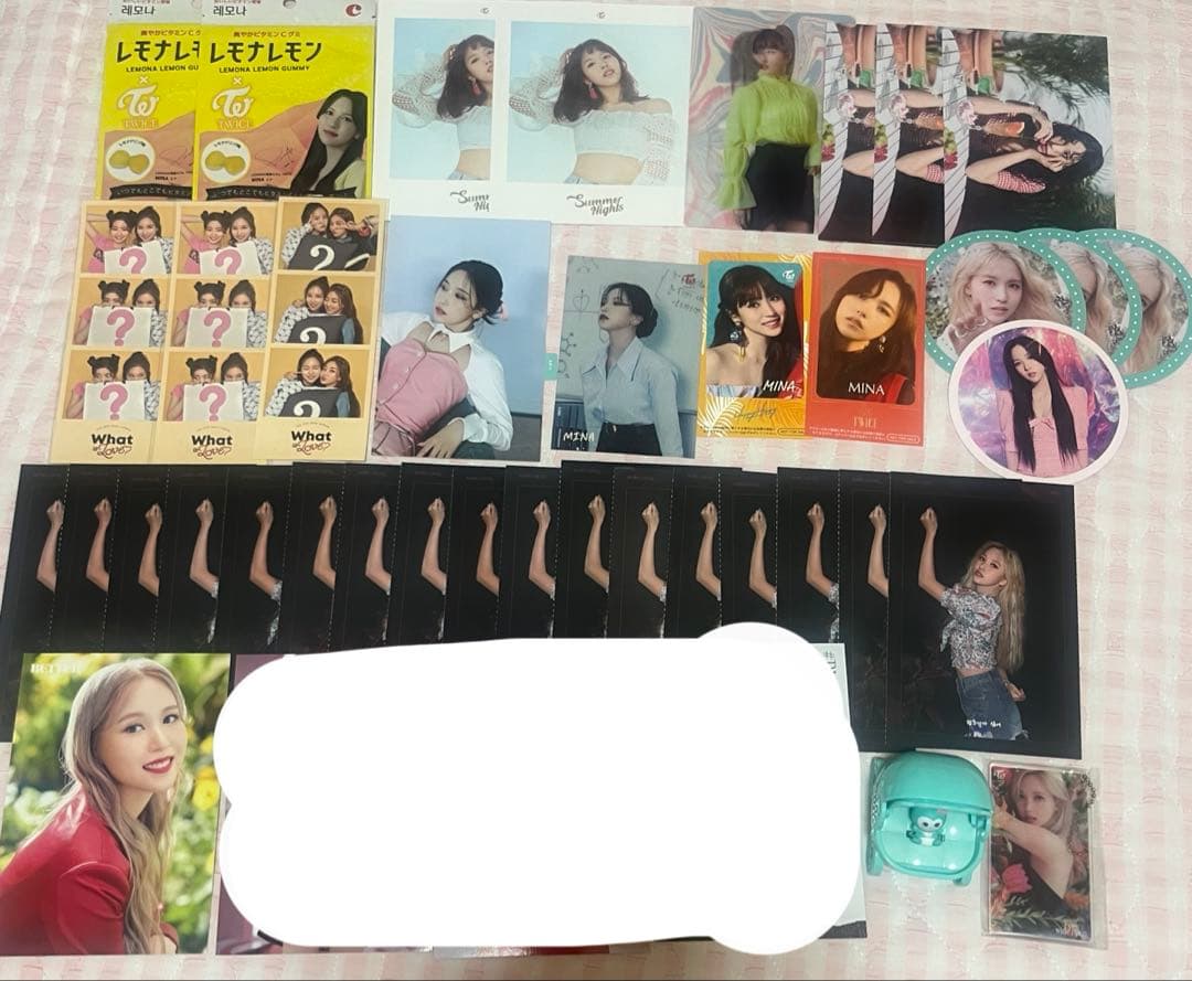 TWICE Mina Goods Bundle: Trading Cards and Postcards