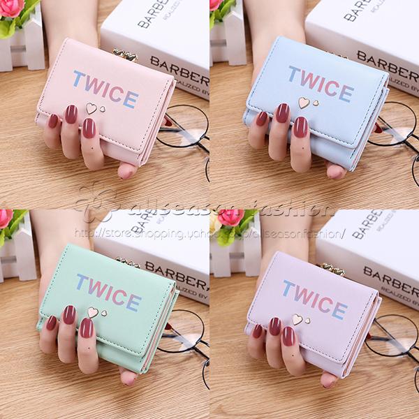 TWICE 風  財布 小銭入れ 可愛い  ショートタイプ  収納 便利 軽量  おしゃれ  プレゼント アニメ周辺グッズ