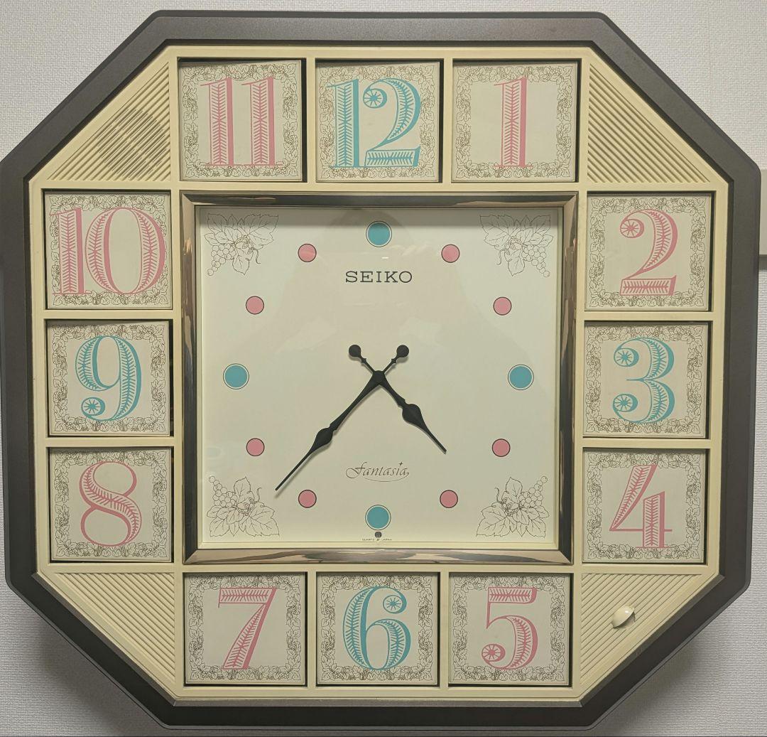 Seiko Fantasia RE501B Fully Functional Overhauled Wall Clock