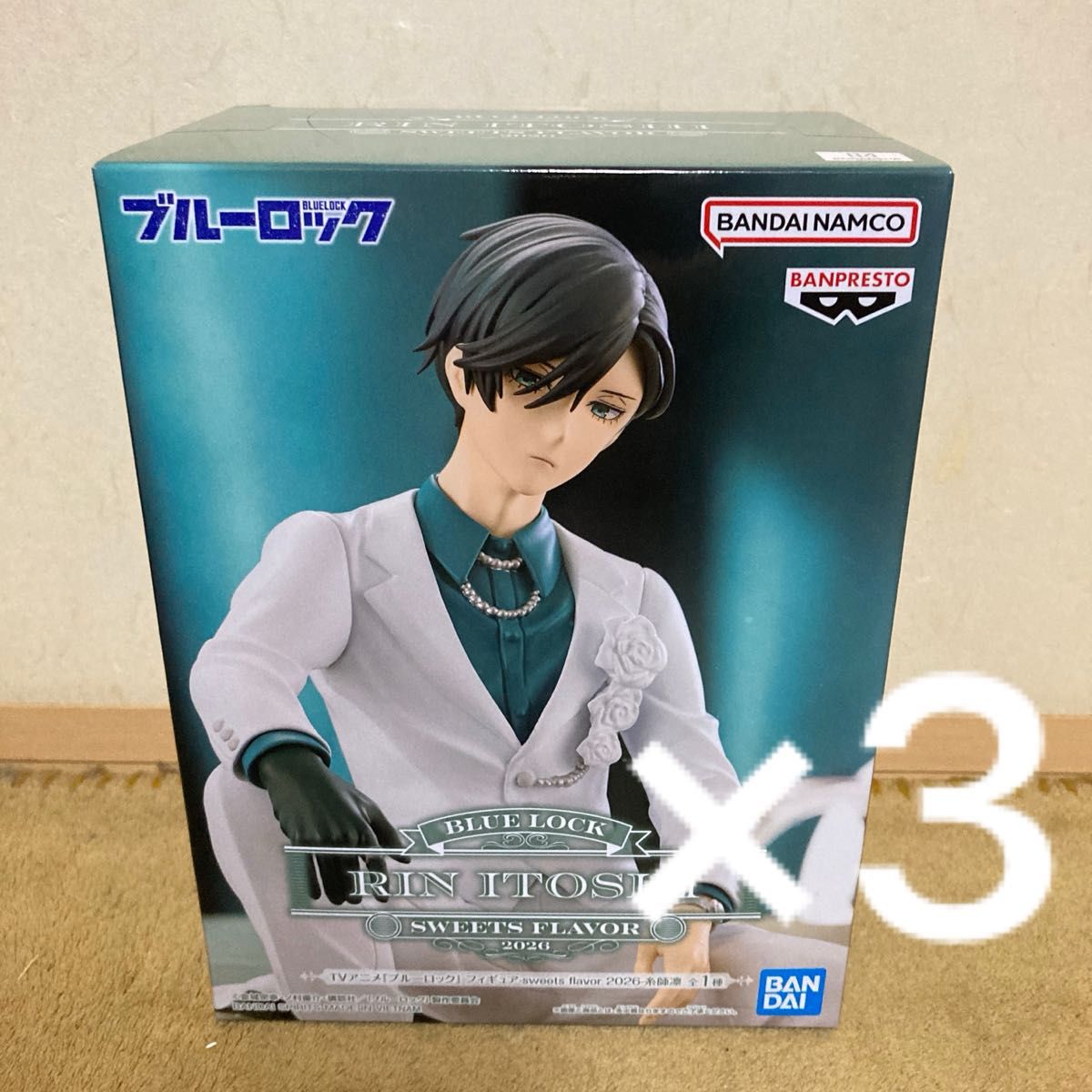 ブルーロック フィギュア 糸師凛 SWEETS FLAVOR 3個セット