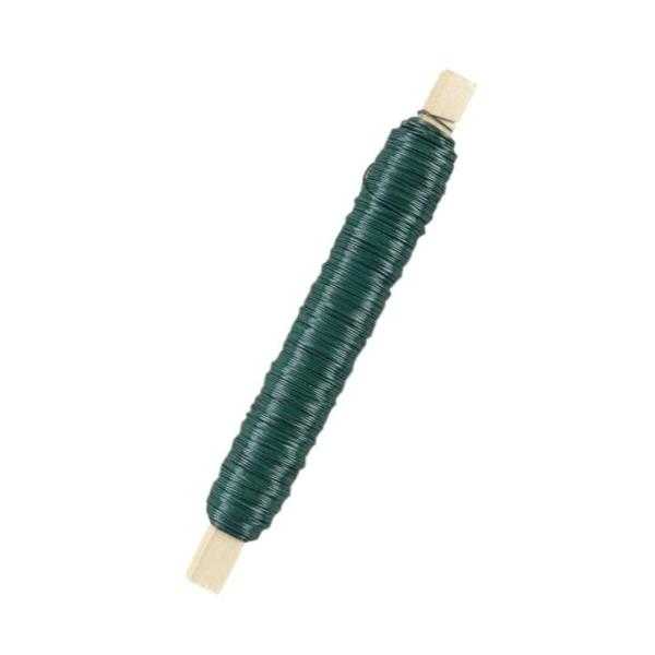 手工制作 材料 当日发货 花环铁丝 绿色 #23 38米 花环 材料 手工素材 配件 铁丝 插花 胸针 礼品