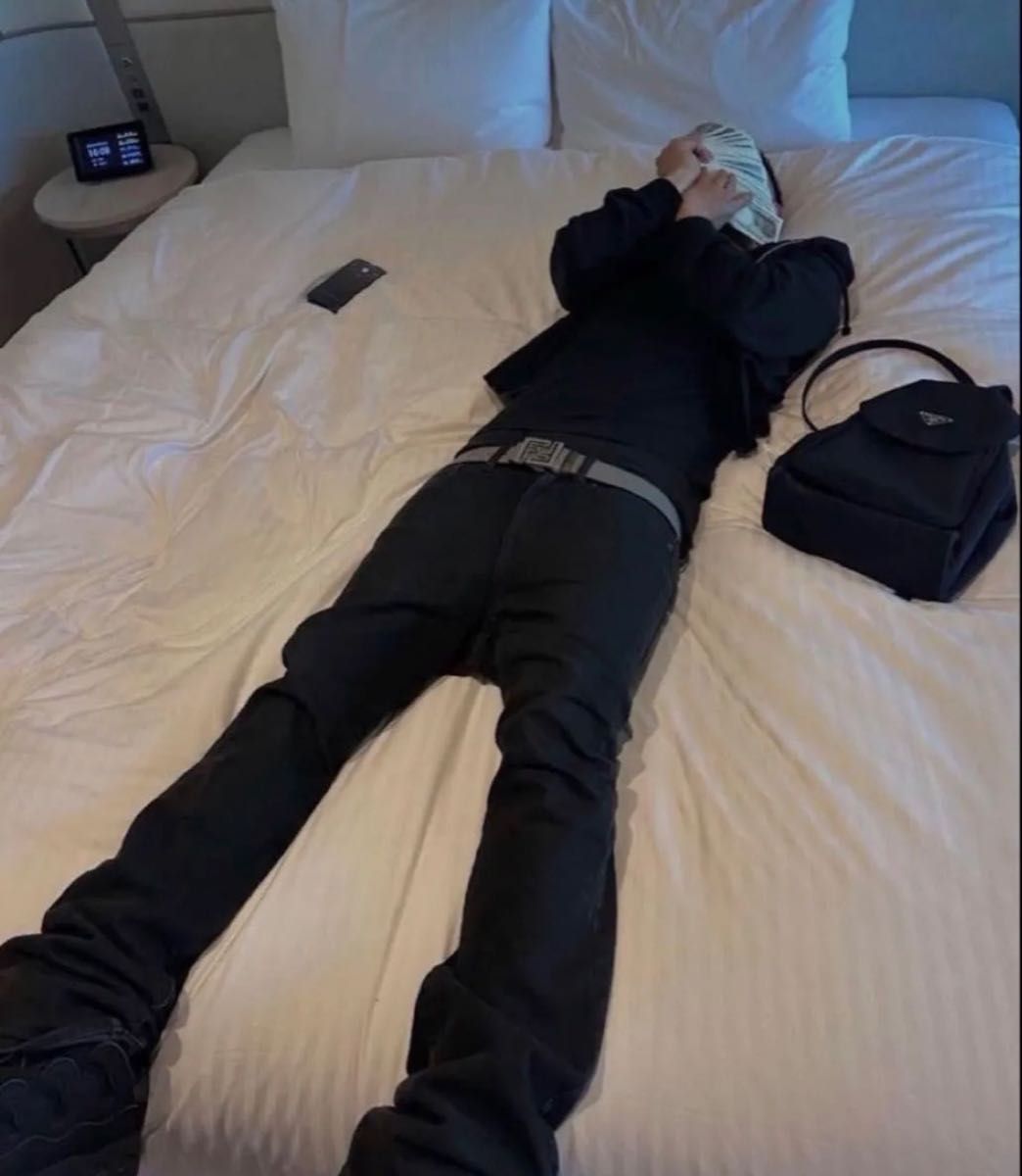 Dab dne yoko flexwitme fuckmylife,可穿用flare牛仔布裤子