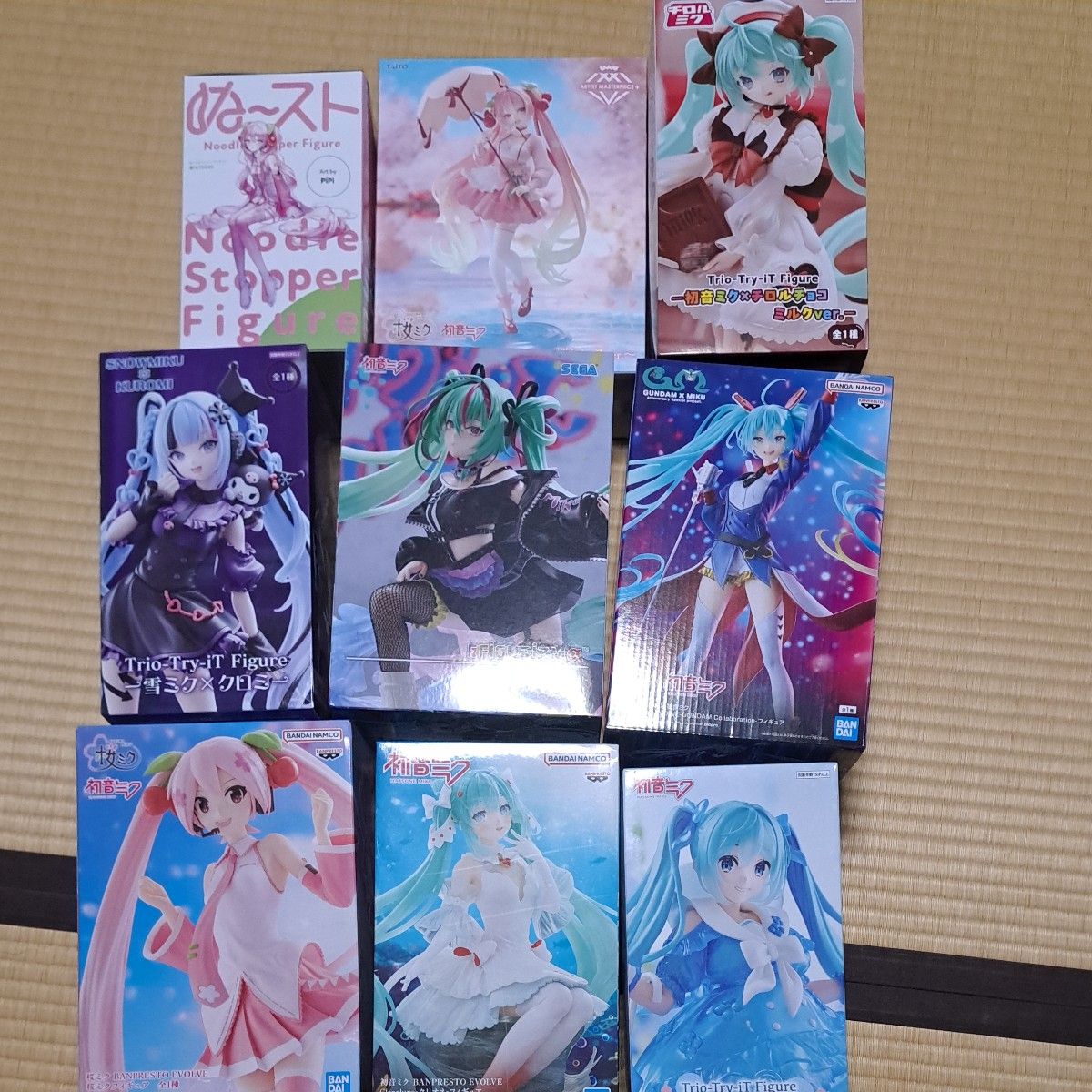 初音未来9件套装集中销售prise商品樱未来高达未来