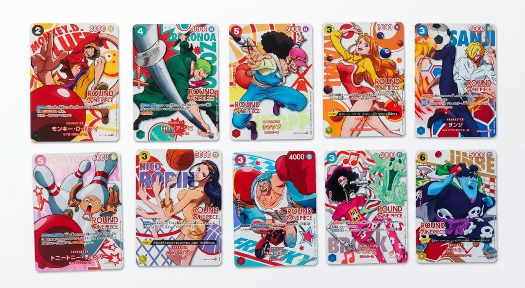 ONE PIECE卡牌 ROUND ONE 10种套装