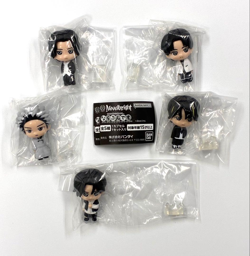 Novelbright Narabun Desu. Capsule Toy, All 5 Types