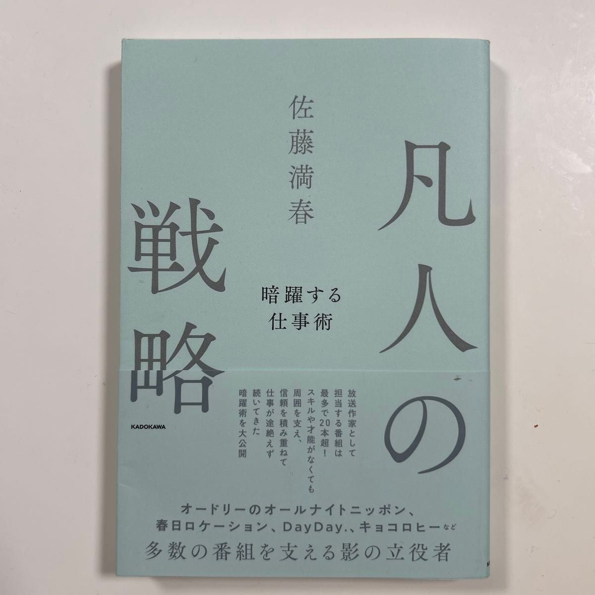凡人的战略：暗中运作的工作术 佐藤满春 角川出版