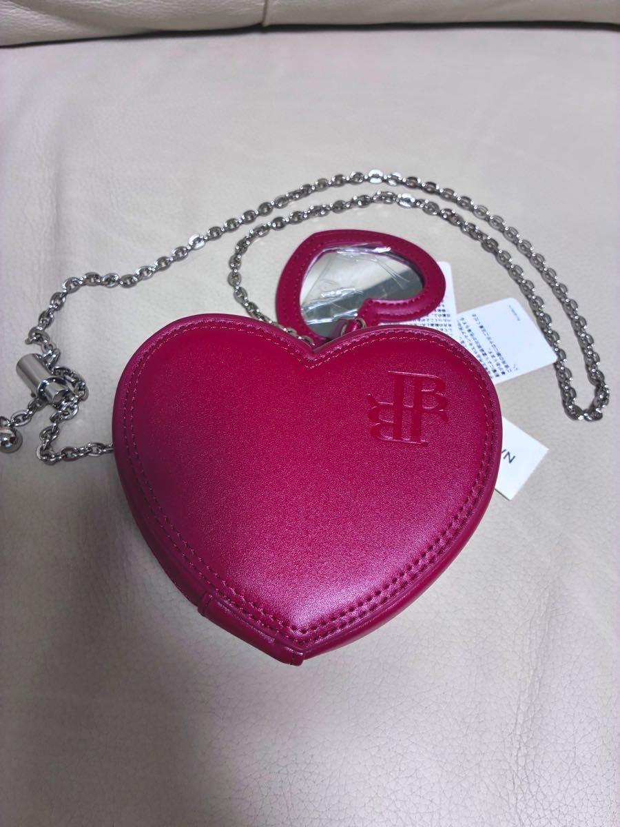 LILY BROWN Multi-Heart Pouch RED New Unopened with Tags