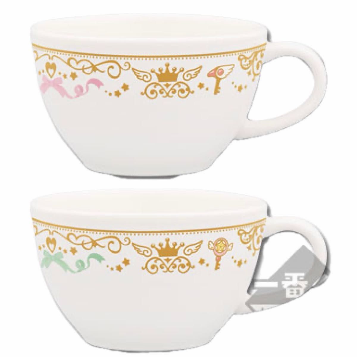 Card Captor Sakura Ichiban Kuji Cerberos Tea Party Tea Cup CC Sakura All 2 kinds Set Cup Mug