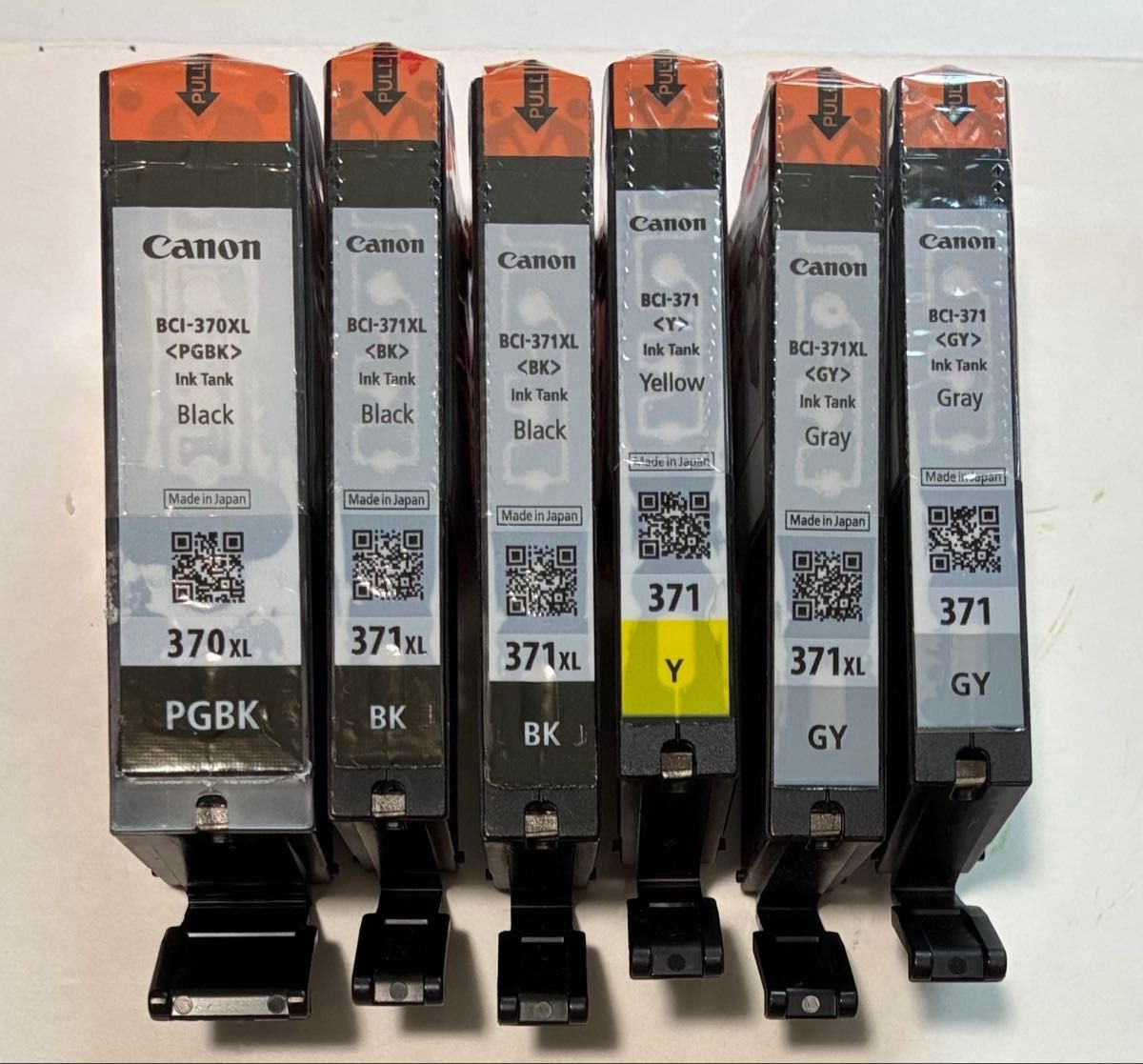 佳能Canon纯正墨盒墨盒BCI-370XL/371XL 6套