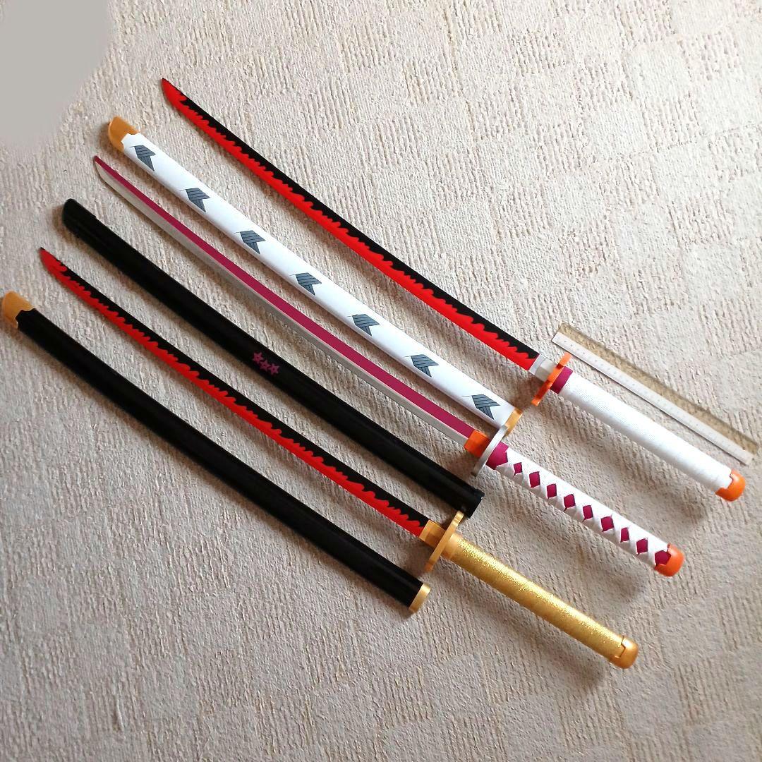 鬼灭之刃 日轮刀 整套出售 用于Cosplay 刀剑 模仿刀 复制品 日本刀 武具