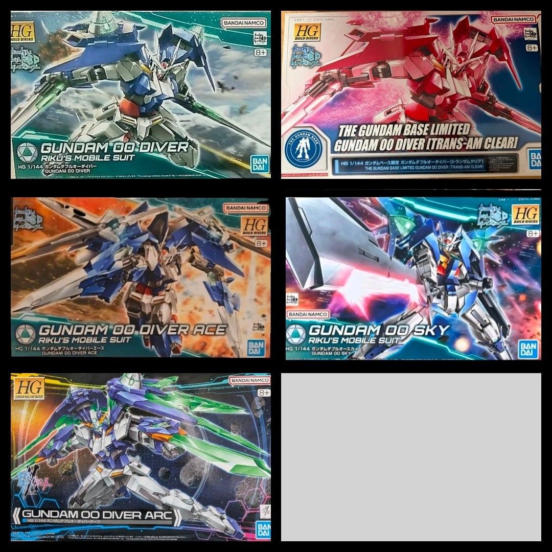 新品未组装5种组合bild divers双奥系5种