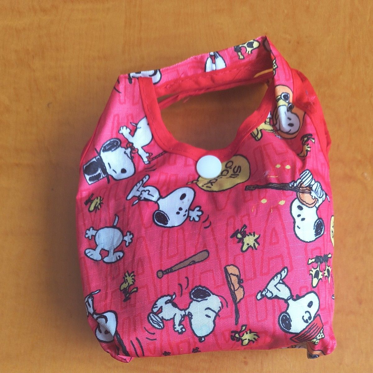 史努比 环保购物袋 可折叠 粉色 SNOOPY