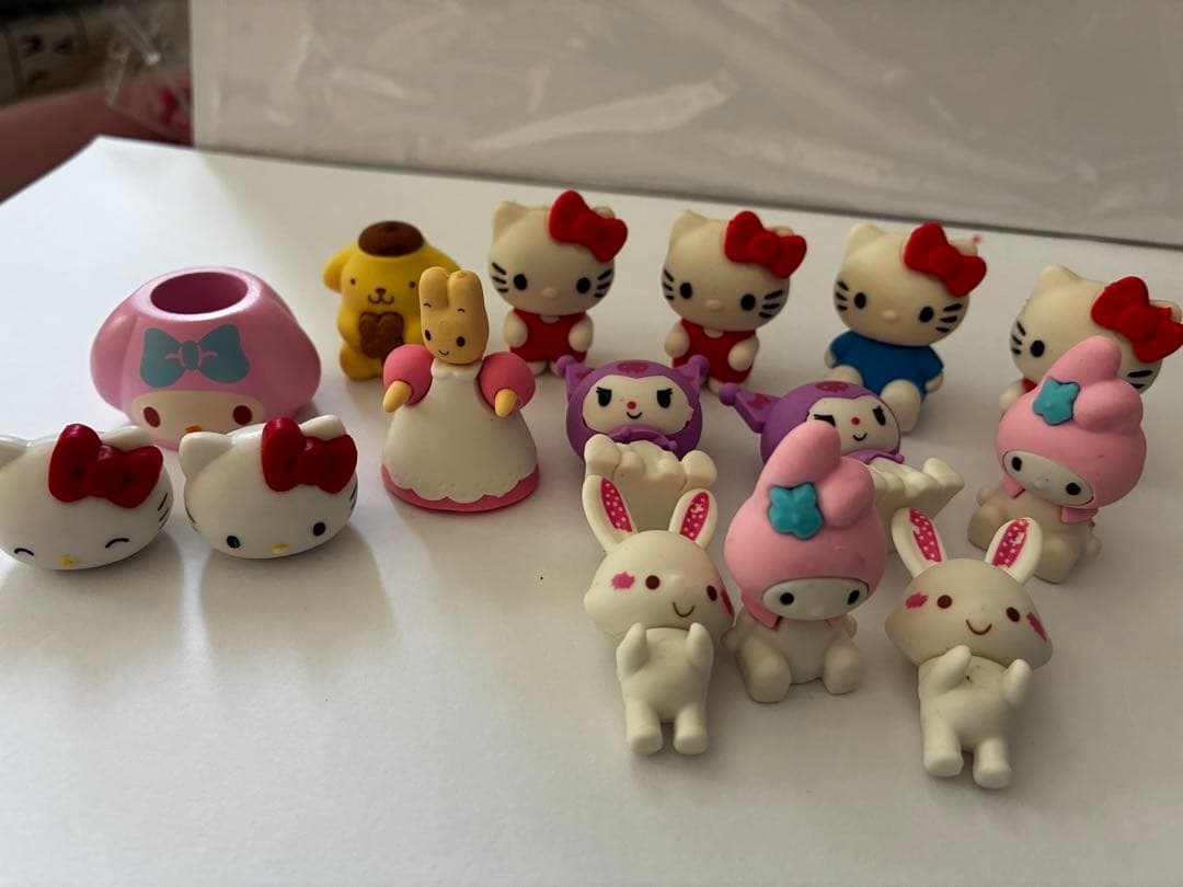 Hello Kitty Figure Mascot Eraser Camping Sanrio