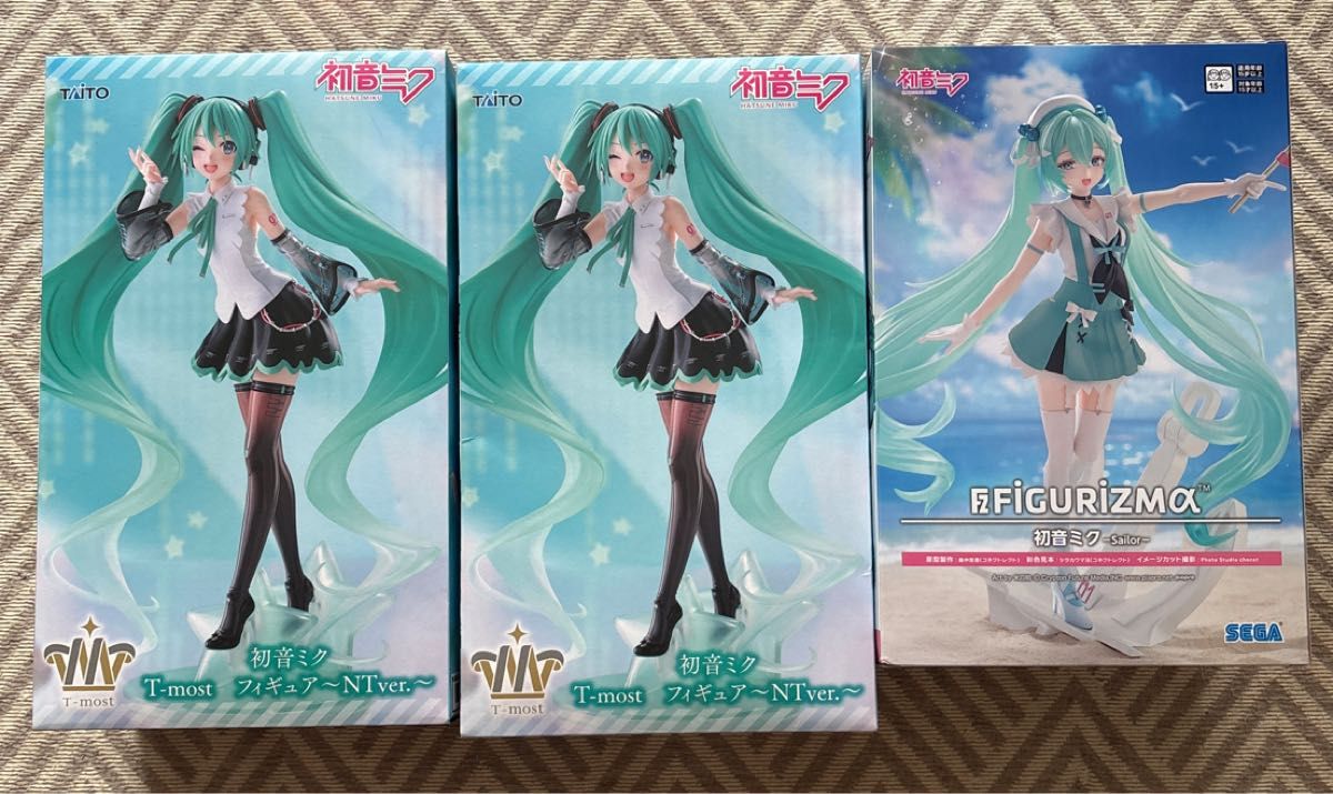 初音未来3体套装T-most NTver.2个 & 1个FIGURIZM α 水手