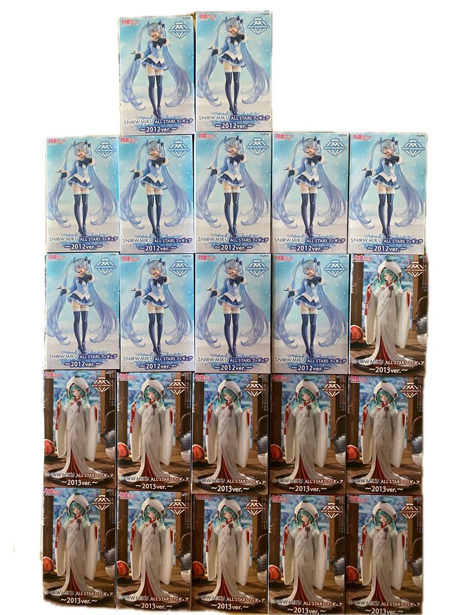 【未开封纸箱发货】初音未来 手办 SNOW MIKU ALL STARS 2012 2013 22个套装