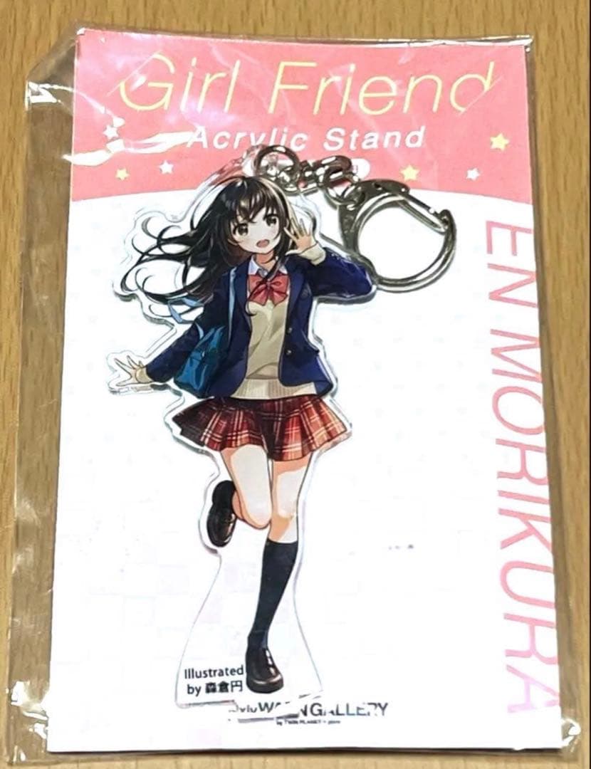 Madoka Mori Illustration Exhibition Girl Friend Acrylic Stand Key Holder