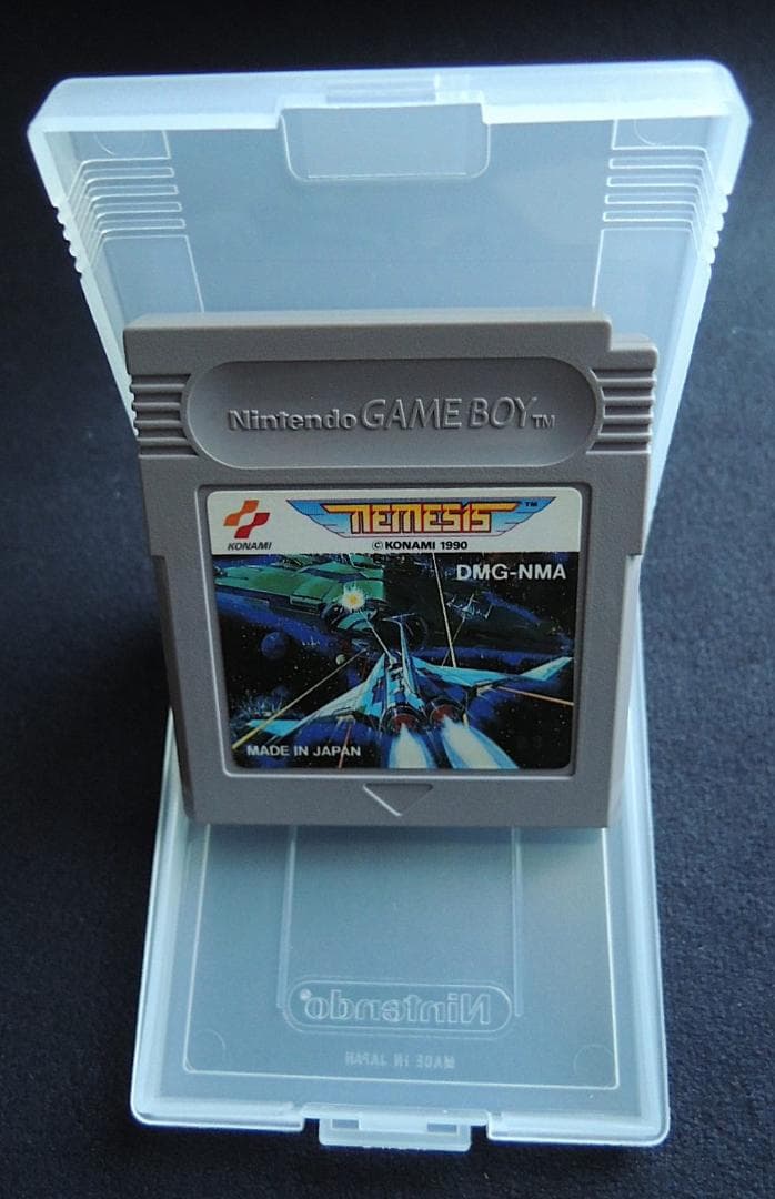 GB Game Boy Software Nemesis NEMESIS <Tested Working > With Case