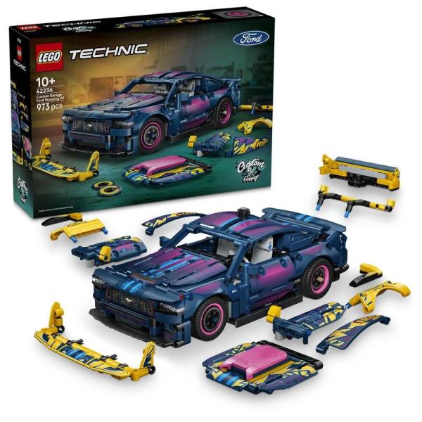 【2026年8月1日发售】乐高LEGO技巧42236定制店Ford Mustang GT汽车玩具块男