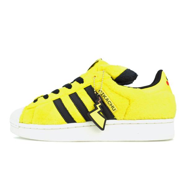 Adidas SUPERSTAR II POKEMON YELLOW/YELLOW/CBLACK ki2858阿迪达斯超级明星II神奇宝贝黄色核心黑色