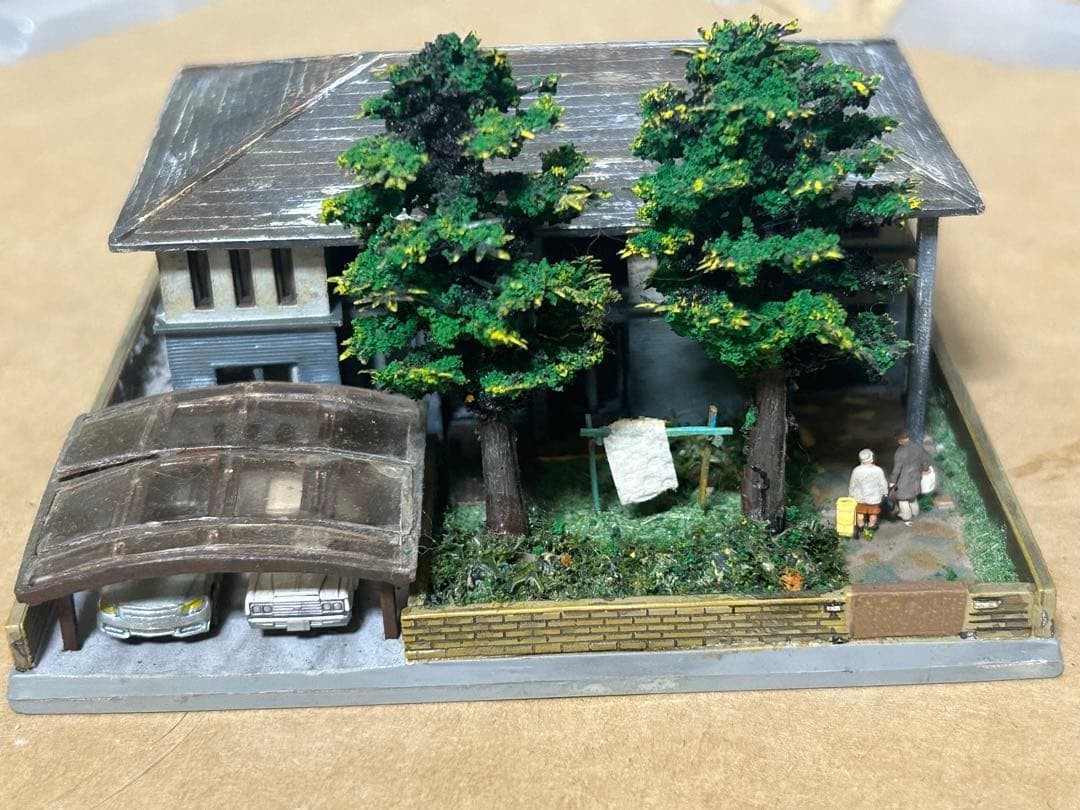 N Gauge Diorama Structure Weathered Painted Completed Product