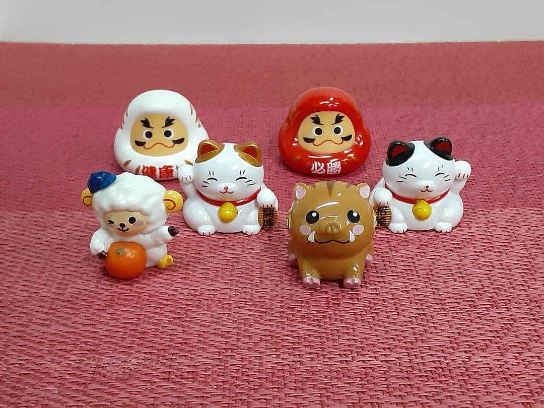 Taimatsu Food Kagami Mochi Mascot Echigo Seika Mascot 6-Pack