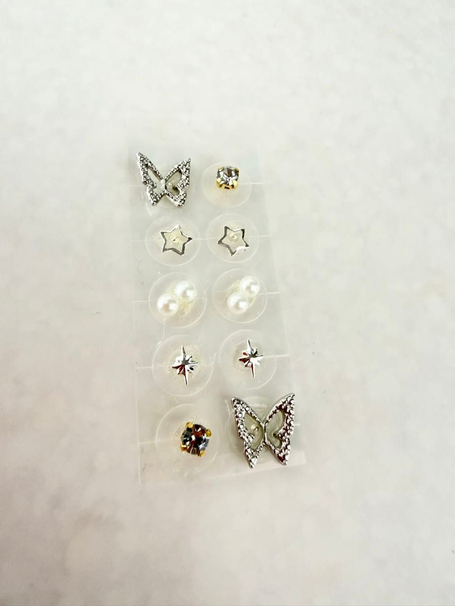 10 grain butterfly pearl earpiece jewelry