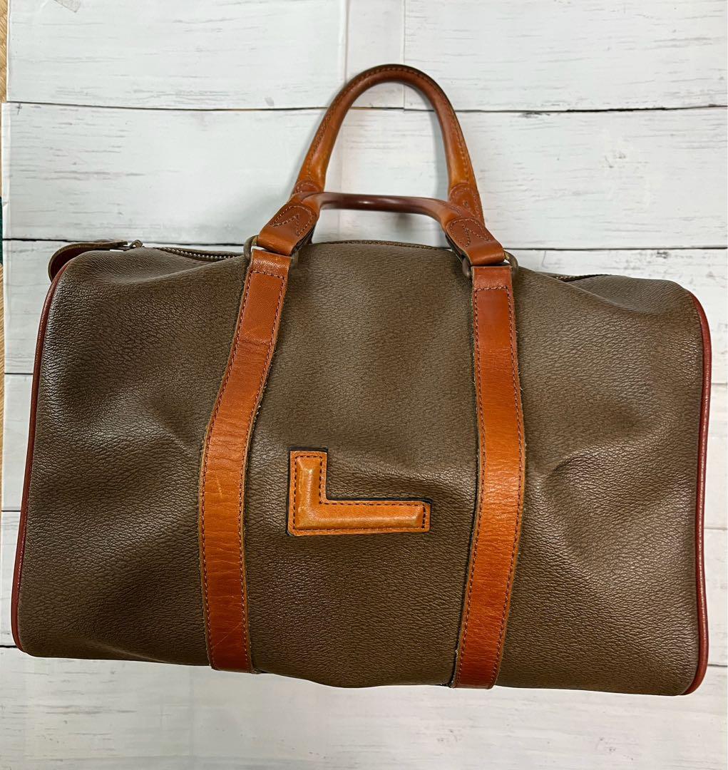 【附带正规保修卡】 LANCEL 兰瑟尔复古迷你波士顿包棕色