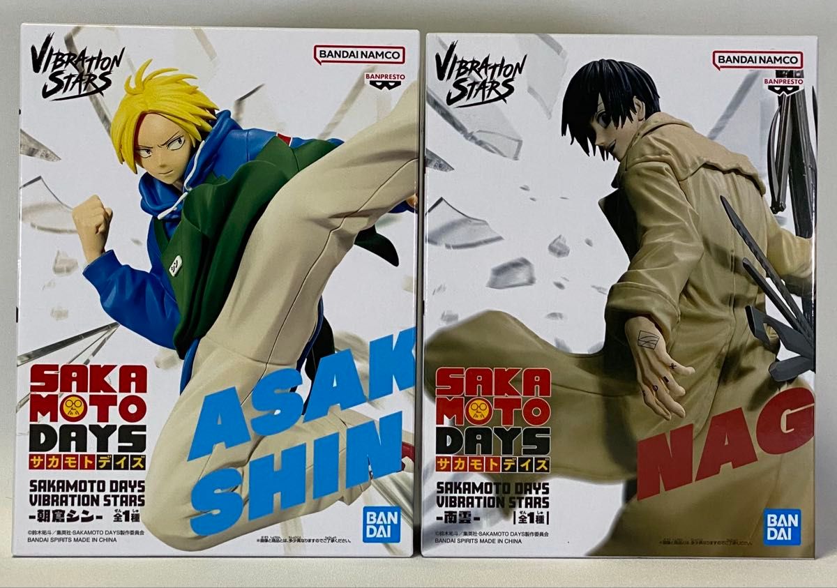 SAKAMOTO DAYS VIBRATION STARS Shin Asakura & Gumo Figure 2-Piece Set