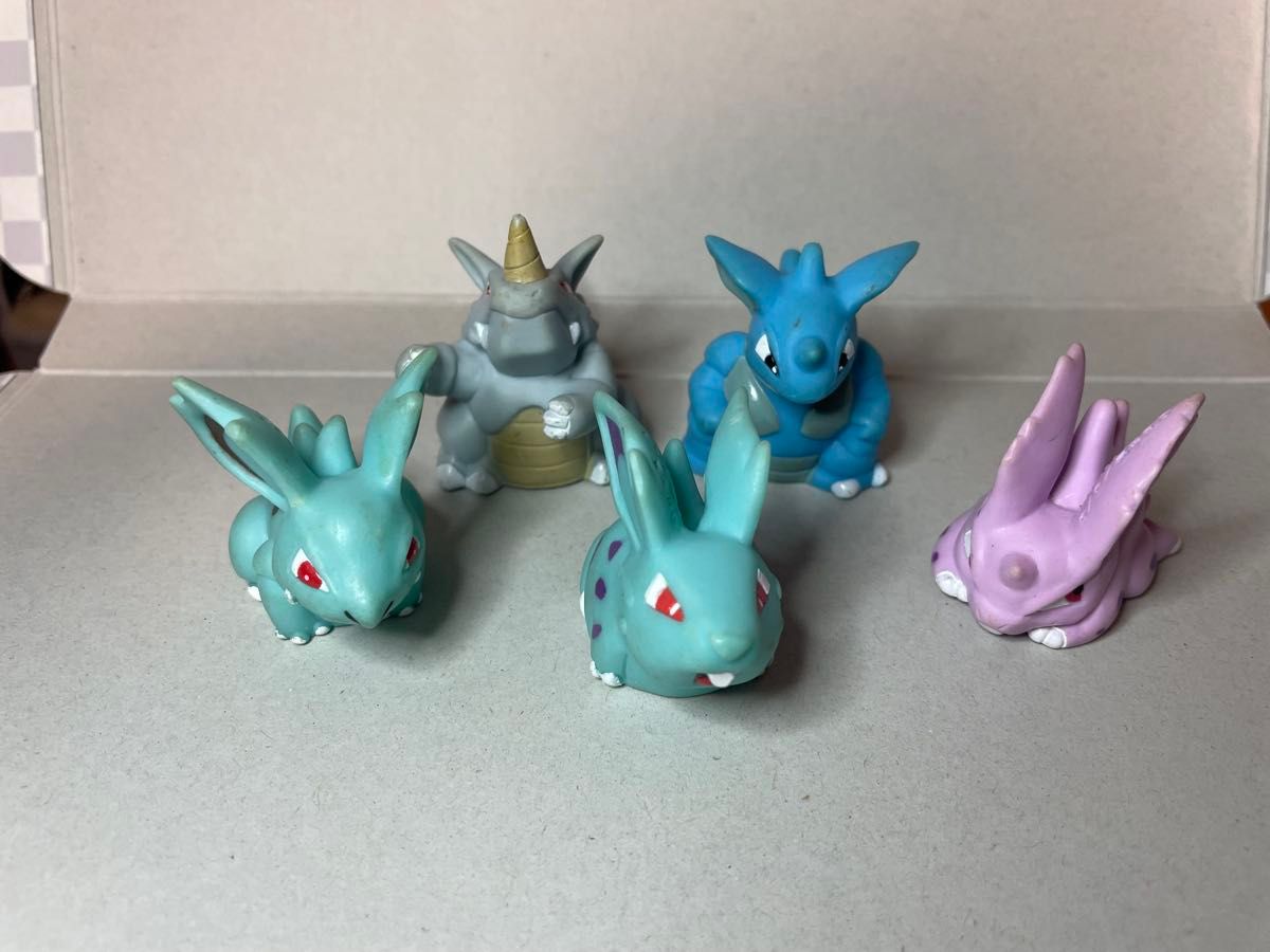 Pokemon Finger Figures Soft Vinyl 5-Piece Set Nidoran
