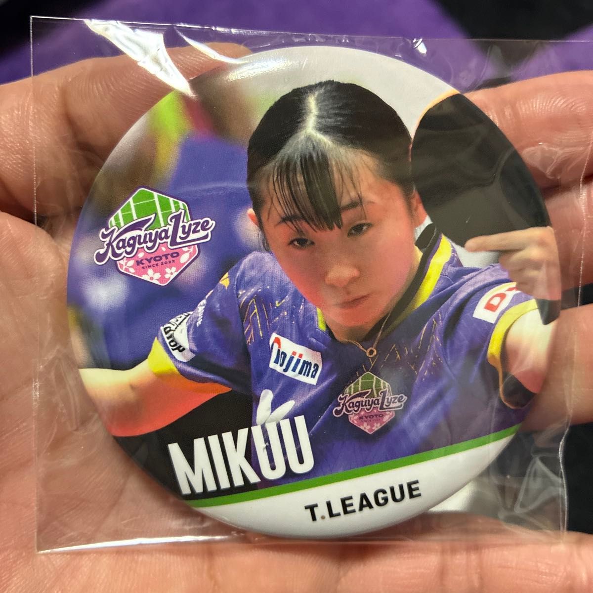 T联赛 京都卡古亚莱兹 罐装徽章 球员 MIKUU 整批出售